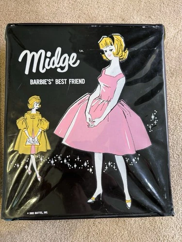 New ListingMattel 1962 Midge Barbie with Case and Accessories
