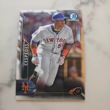2016 Bowman Chrome #55 Yoenis Cespedes Base Chrome