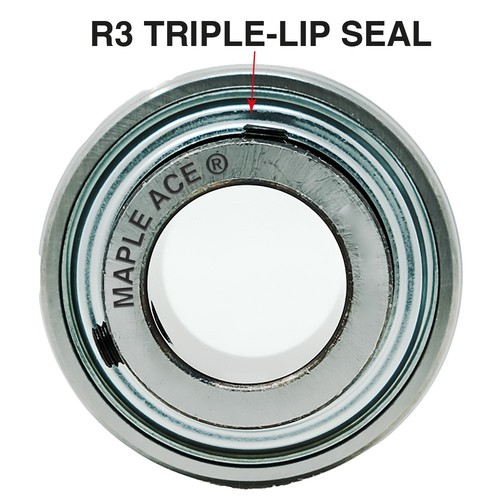 UC207-22 Insert Bearing 1-3/8" Bore, Spherical OD, R3 Seal, Set Screws, Lube - Bild 6 von 6