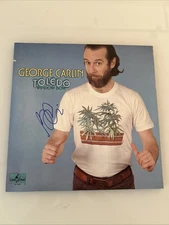 George Carlin Signed In-Person LP  "TOLEDO Window Box" Authenticated JSA
