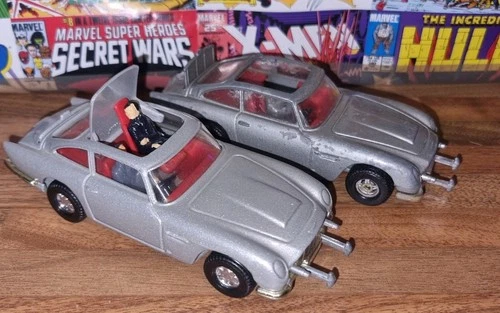 James Bond Corgi Aston Martin DB7 Diecast Cars X2 1 Original 1 Repro Vintage