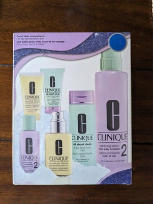Clinique Great Skin Everywhere 3-Step Set For Dry combination Skin (Types 1 2)