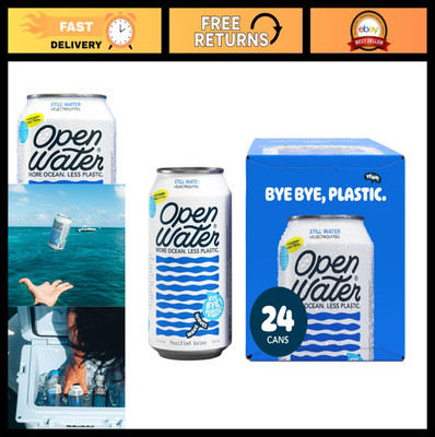 Sustainable 12oz Still Water Cans (24 Pack) - Electrolyte Infused, BPA-Free, pH
