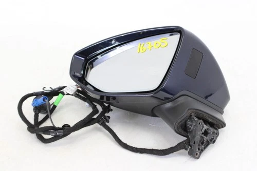 2019 - 2025 AUDI A6 QUATTRO FRONT LEFT DOOR SIDE MIRROR ASSEMBLY BLUE OEM #16705