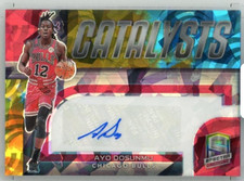 2022-23 Panini Spectra Ayo Dosunmu #CSA-AYO Catalysts Signatures Astral Parallel
