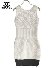 CHANEL P46 sleeveless dress 34 F/S from Japan