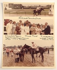 Foto oficial de carreras de caballos del círculo del ganador, "Koal Koat" @ Churchill Downs 1976