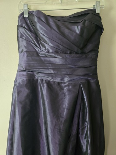 Belsoie Matte Taffeta Dress Formal Romantic Bridesmaid Quiet Luxury NWT Size 10 - Picture 3 of 13