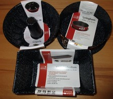 3er Set Mini Backformen Backform Springform Kastenform Bundform 16, 18, 20 cm