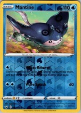 Mantine Reverse Holo Uncommon SWSH01: Sword  Shield Base Set 052/202 NM