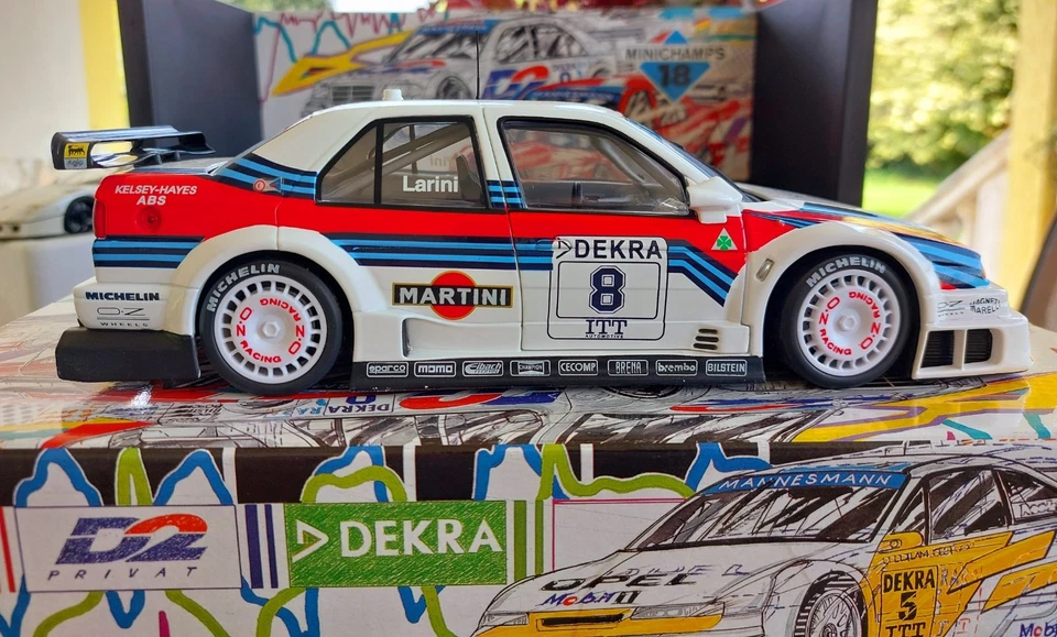 Alfa romeo 155 DTM Larini 1:18 Minichamps - Immagine 3 di 4