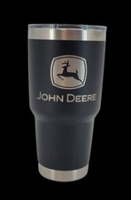 John Deere 30 oz Yeti Black Tumbler - LP84343