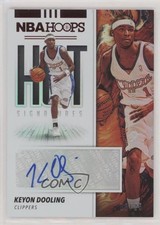 2019-20 Panini NBA Hoops Hot Signatures Red /25 Keyon Dooling #HS-KD Auto un2