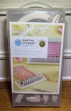 Martha Stewart Crafts Knit and Weave Loom Kit by Lion Brand Yarn Company NEW