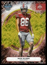 2025 Bowman's Best University Yellow Lazar Refractors #88 Max Klare /250 - FB