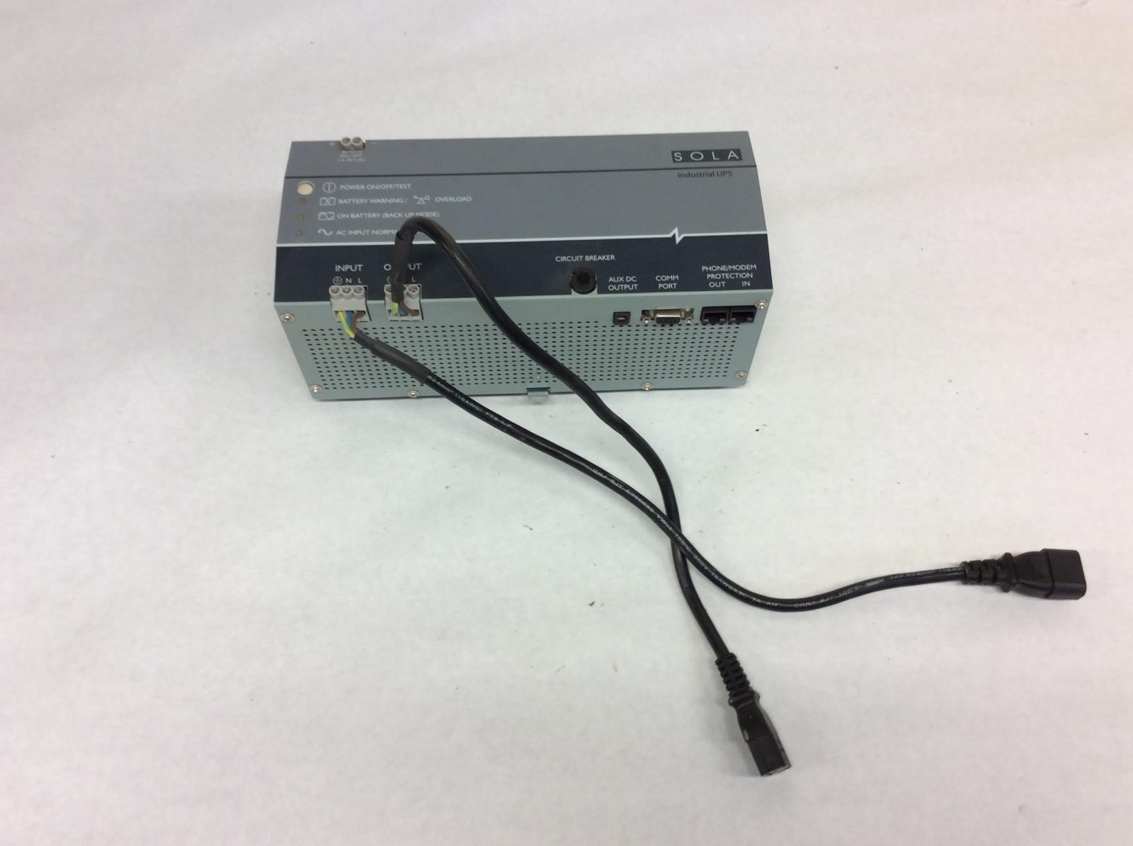 Sola HD SDU 500-5 Industrial UPS 230VAC 50/60Hz 500VA 300W