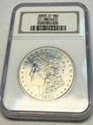 1883-O satiny near gem BU Morgan silver dollar. NGC MS64. #ok034