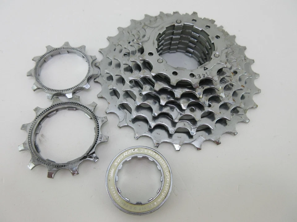 Cassette Sunrace 8 velocidades 11-28T para bicicleta híbrida Shimano SRAM HG Hub Road MTB Foto 3 de 4