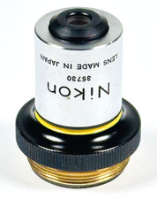 Nikon 10/0.25 160/0.17 Objective Lens for S-Series, S-Ke S-Kt Microscopes 10x