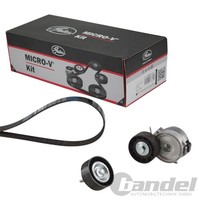 Gates Micro-V Kit KEILRIPPENRIEMEN-SATZ Passend FüR Ford Mondeo Volvo S80 V70 |