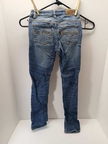 Levi's Kids Blue Jeans Skinny Size 8 Slim 22 Inch Waist 24 Inch Inseam - Picture 3 of 7