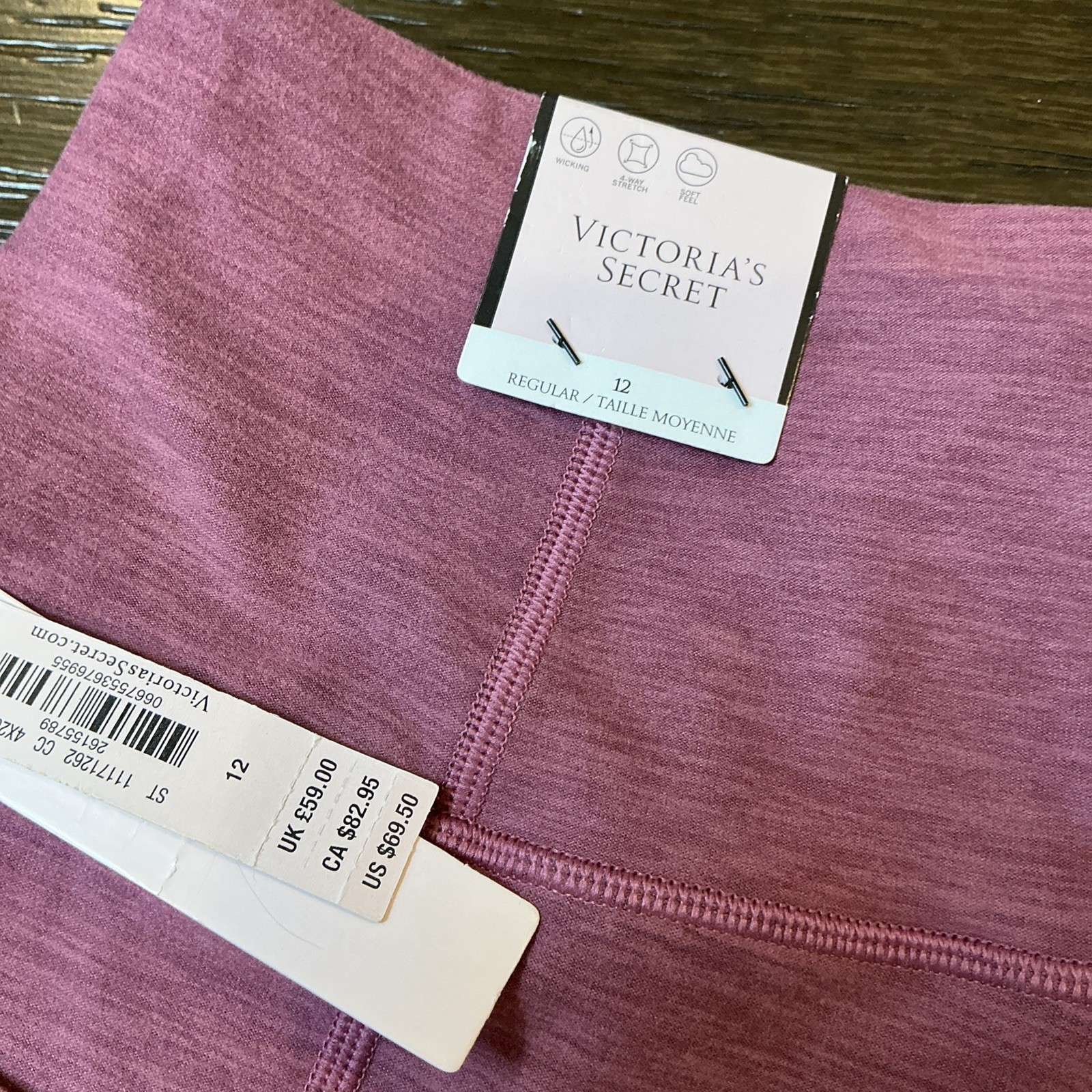 NWT Victoria’s Secret Incredible Essential Legging 28” Inseam Pink Women’s Sz 12 thumbnail 6