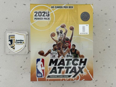 2025 Topps NBA Match Attax Power Pack New Released Box Look for Unique 1/1