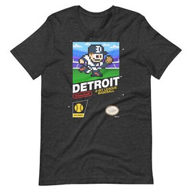 Detroit Tigers Baseball Team Jersey 8-bit Nintendo NES Retro Vintage T-Shirt