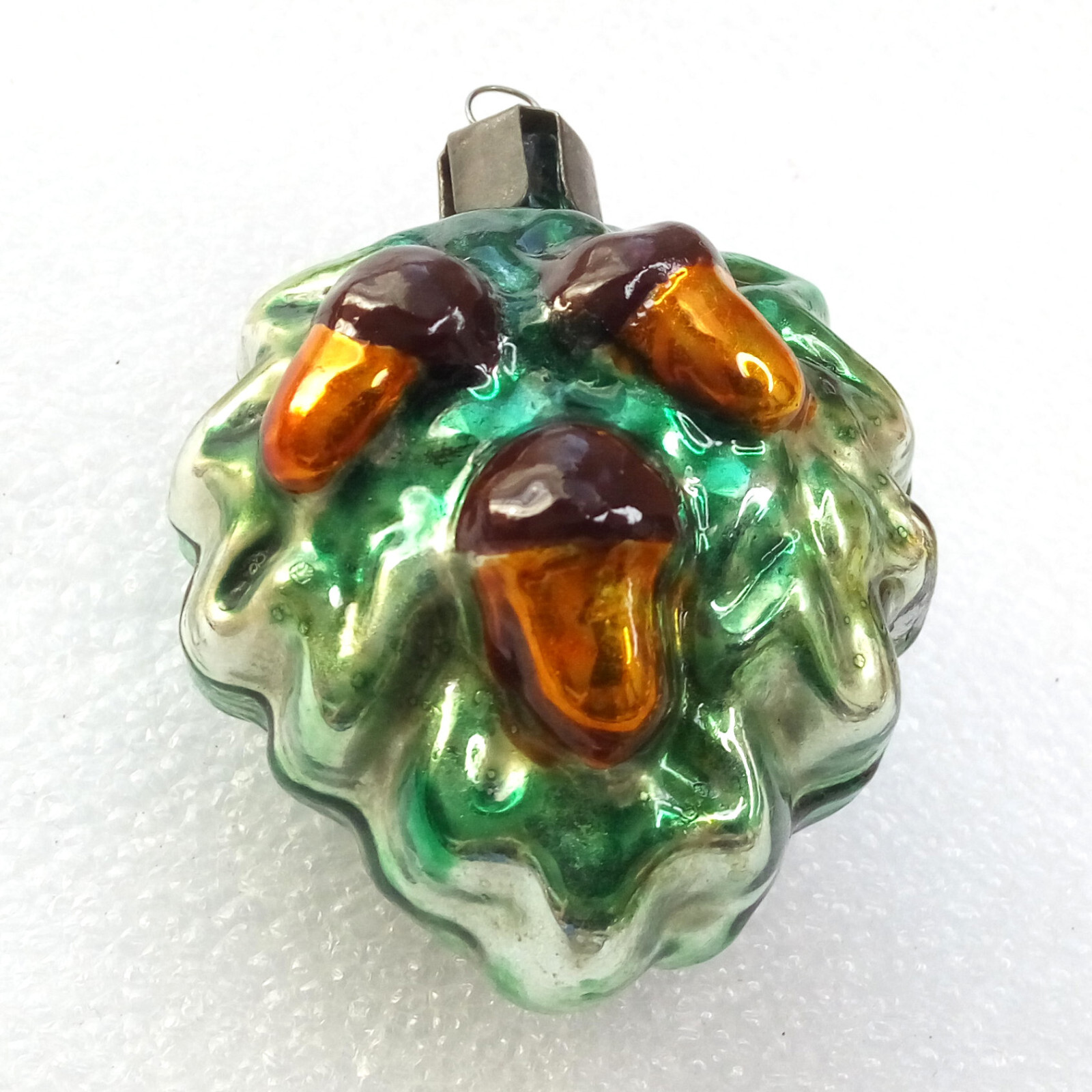 Old Vintage Glass Christmas Ornament FirTree Xmas New Year Decoration