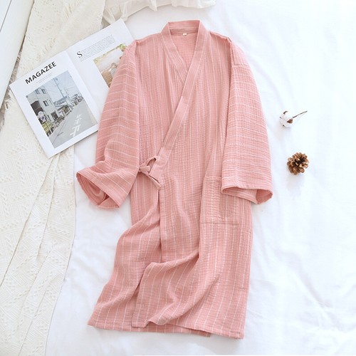 Mujeres japonesas Kimono Yukata Pijama Hombres Albornoz Bata Vestido Ropa de dormir Ropa de dormir - Imagen 2 de 40