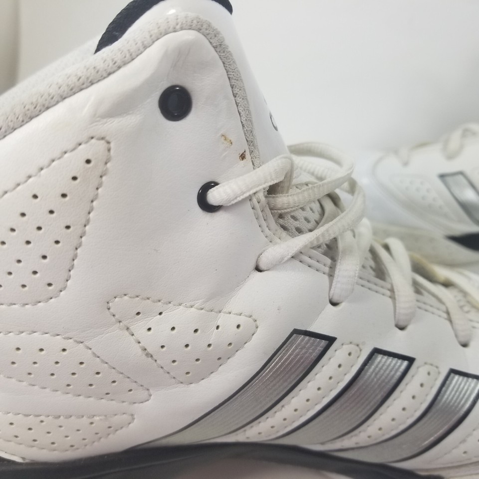 Adidas Mens sz 10 Cross Em2 Torsion System Basketball Shoes White