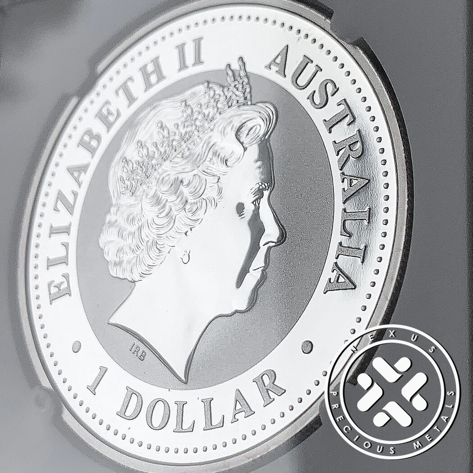 2006 NGC MS 69 $1 AUSTRALIA LUNAR SERIES I  YEAR OF THE DOG 1 OZ. SILVER COIN  - Image 4 of 4