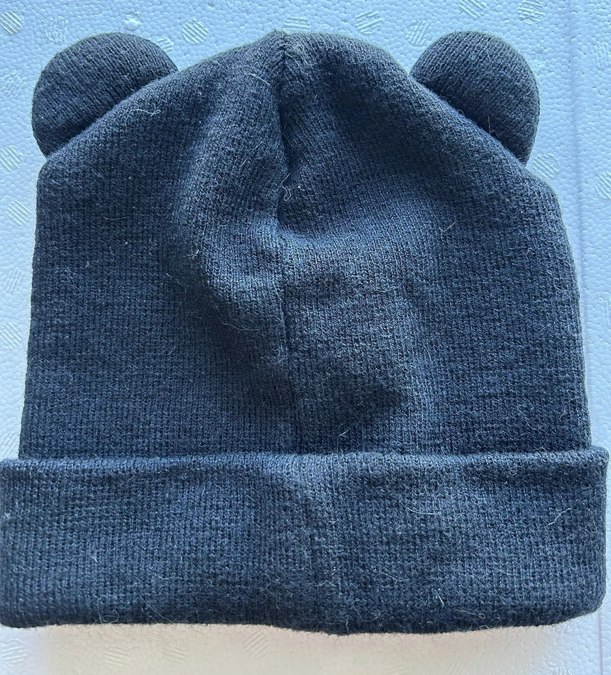HT Cat Beanie Purrr Mal Tejido Gorra Sombrero Orejas de Gatito Y2K Talla Única Puños Juegos con disfraces Foto 2 de 4