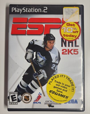 ESPN NHL 2K5 (2004) PS2 GOOD CONDITION 100% TESTED - FREE SHIPPING