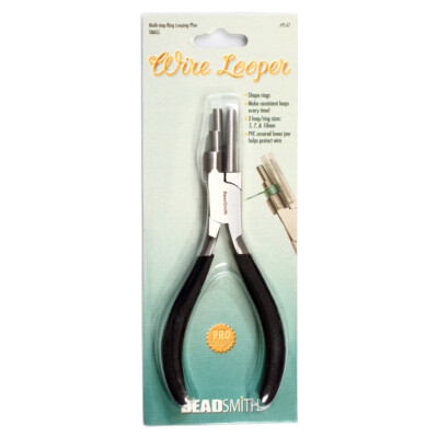 BeadSmith  Small Multi-Step Wire Looper 5-7-10mm Barrels Wrap & Tap Pliers