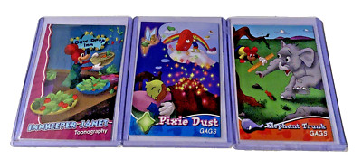 Disney Toontown Online Trading Card Pixie Dust Elephant Trunk Innkeeper Jane LOT