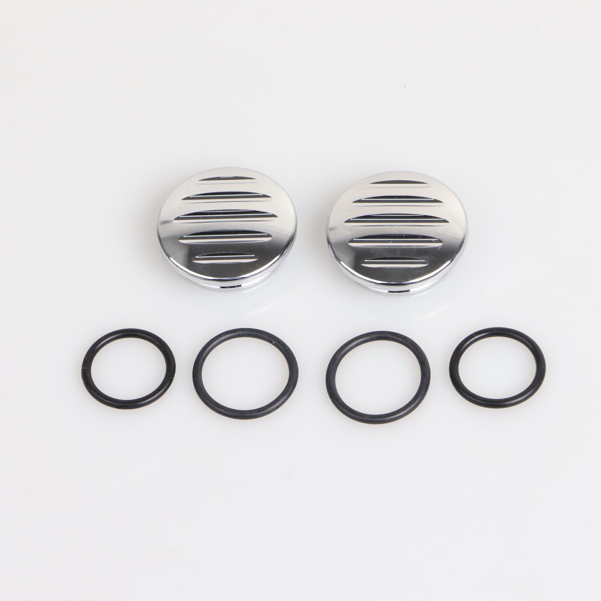 Stripe Swingarm Pivot Bolt Covers For Harley Electra Street