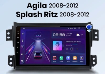 Android Car Stereo Multimedia Suzuki Splash Ritz, Opel Agila 2004-2014 6GB+128GB