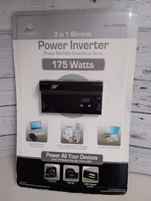 3 In 1 Slimline Power Inventer 175 Watts Power Multiple Devices At One