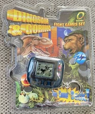 New Queentex Dinosaur & Gorilla Fight Game Keychain Game NIB