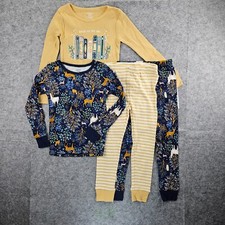 Carter's Girl 4-Piece 100 Snug Fit Cotton PJs BOOKS Story NWT Size 4, 7