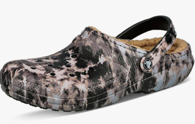 CROCS Unisex Classic Lined Bleach Dye Clog Slip On Men's 5 Women's 7