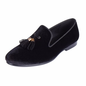 black wedding loafers