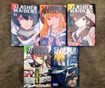 Slasher Maidens Manga By Tetsuya Tashiro Vol. 1-5 English Version EXPRESS SHIP