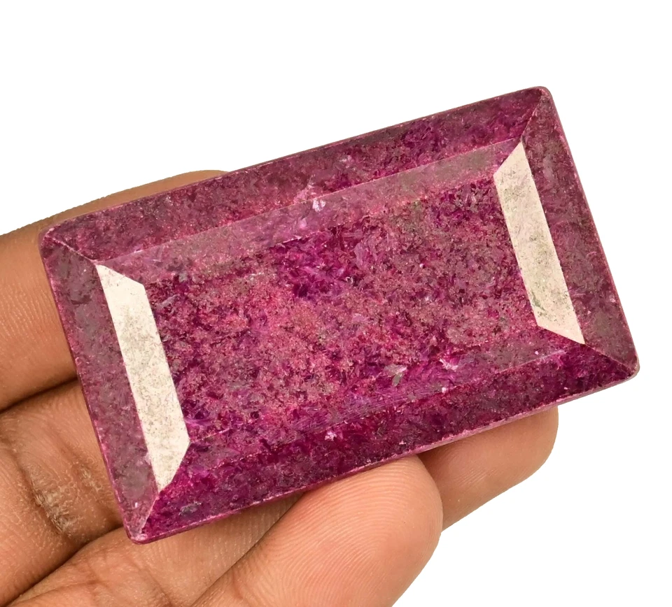 445.00Ct Natural Huge Red Ruby Baguette Cut Certified Museum Size Grade Gemstone - Image 3 of 4