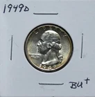 1949D BU+ Toned Problem Free Washington Quarter 4029DPC