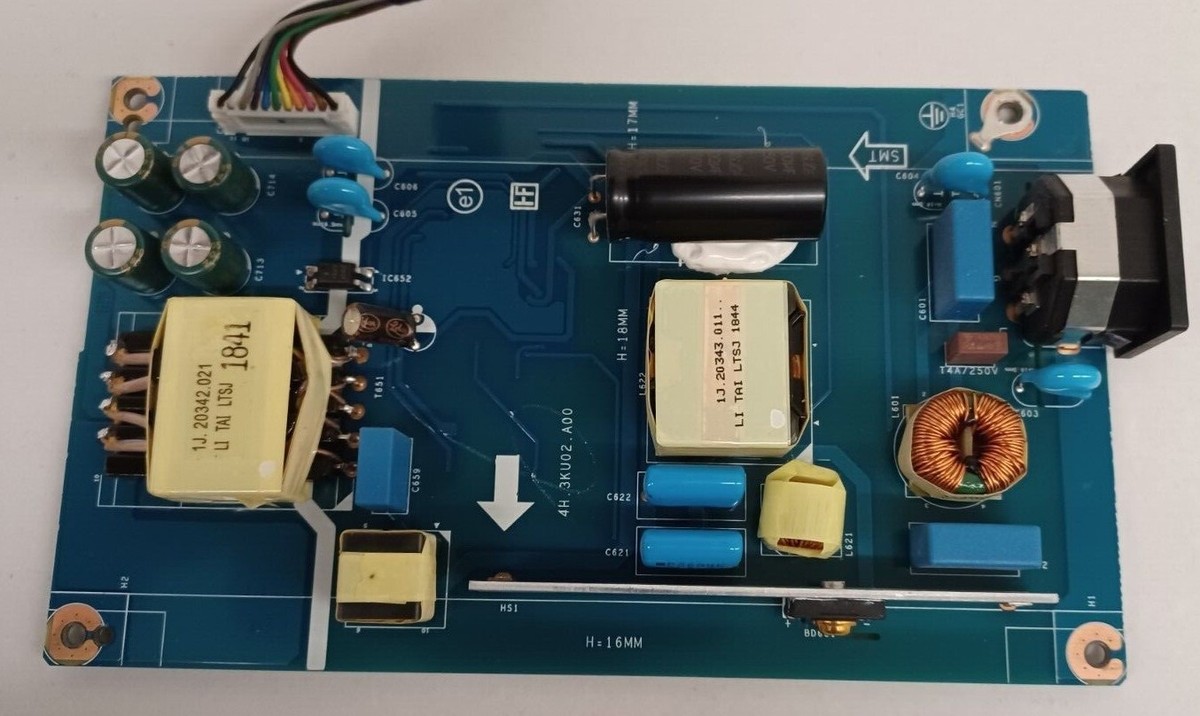 Dell Monitor U2718Q T-Con Board Main, Power Supply, USB Dell Monitor U2718Q T-Con Board Main, Power Supply, USB