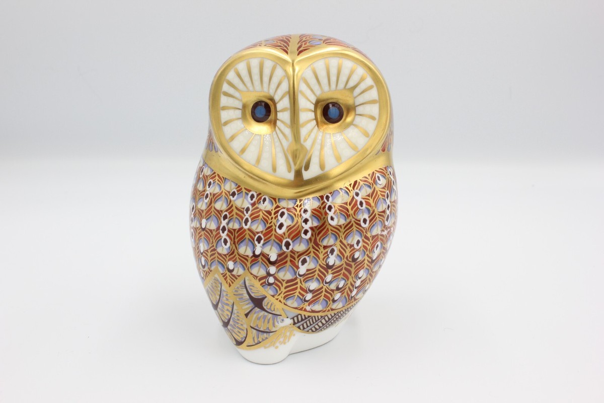 Royal Crown Derby, Large Imari decorated Owl Bone China with