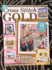 Cross Stitch Gold Magazine 2019 July August 56 156 Venice Seaside Sunflower Cow