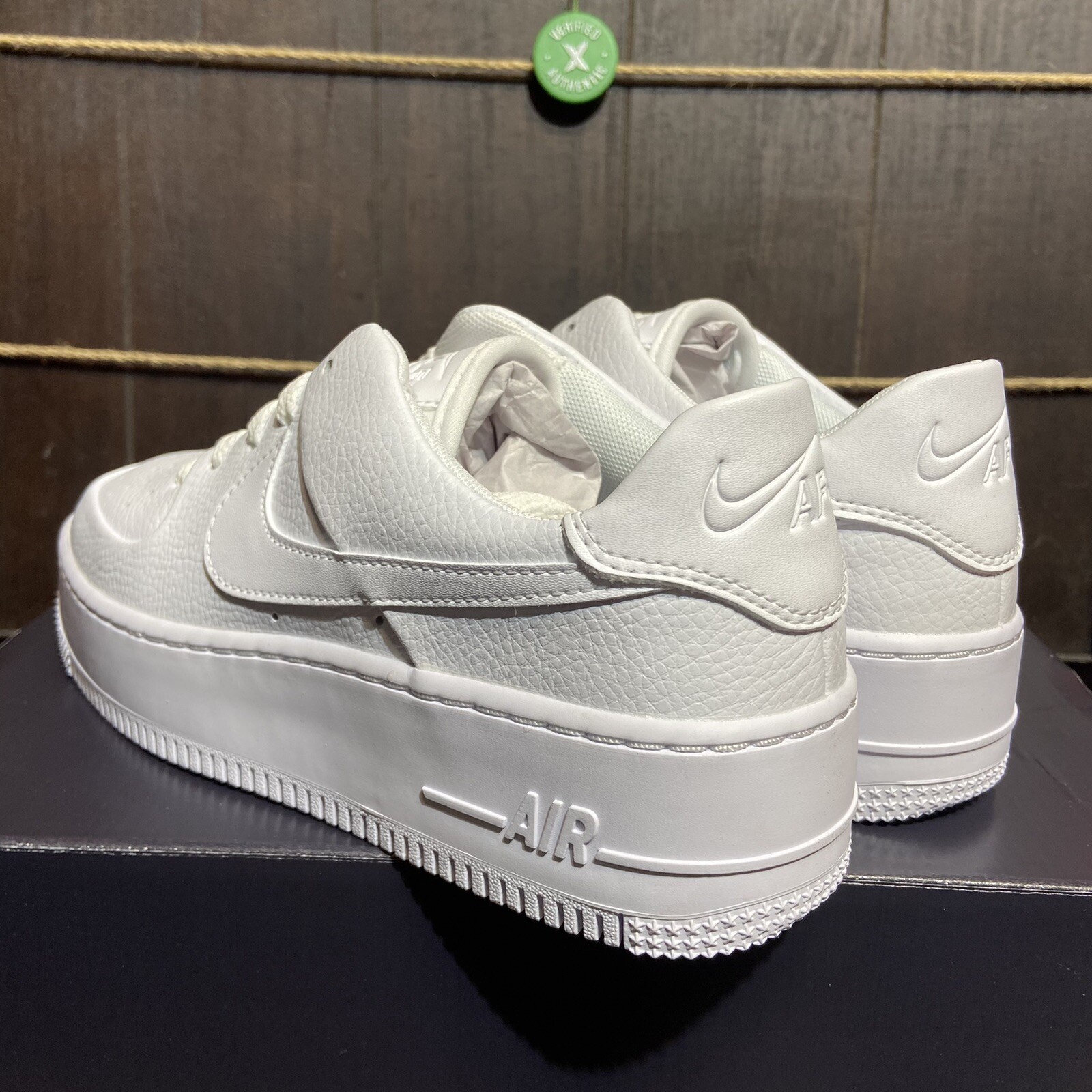 Size 5 - Nike Air Force 1 Sage Low Triple White 2018 for sale online | eBay